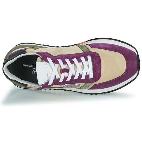Philippe Model - TROPEZ 2.1 LOW WOMAN Beige / Morado / Kaki