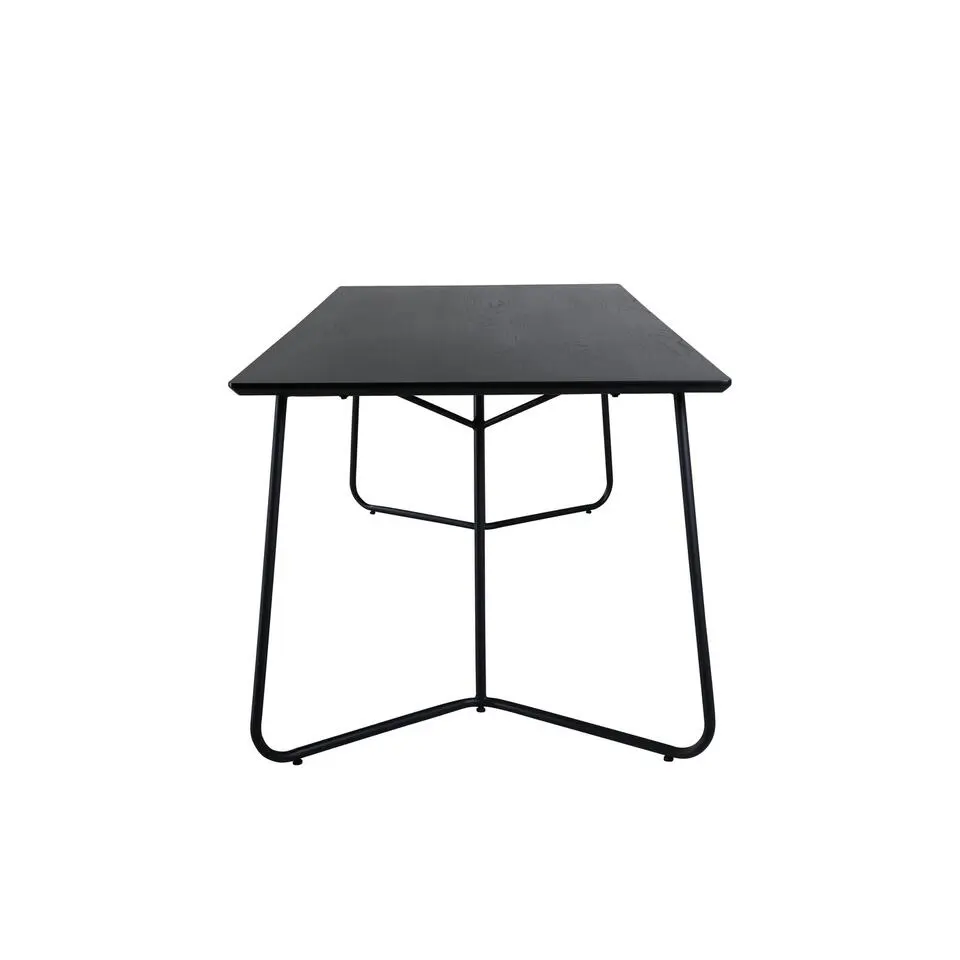 Eettafel Zwart Hout - 190x90x75cm - Petra
