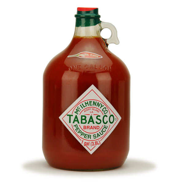 Gallon de Tabasco rouge (3.8 L!)