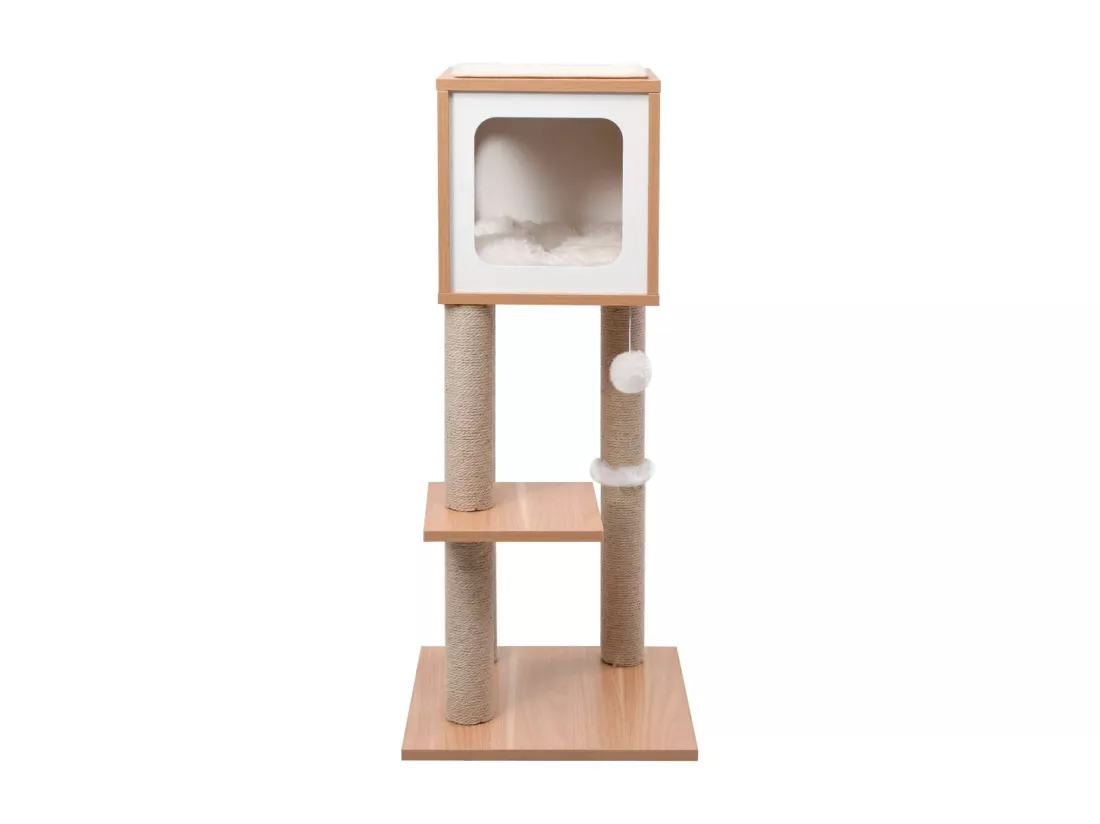 Arbre à chat avec tapis à gratter en sisal 90 cm