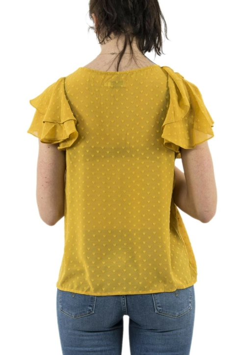 tee shirt molly bracken la233e19 jaune