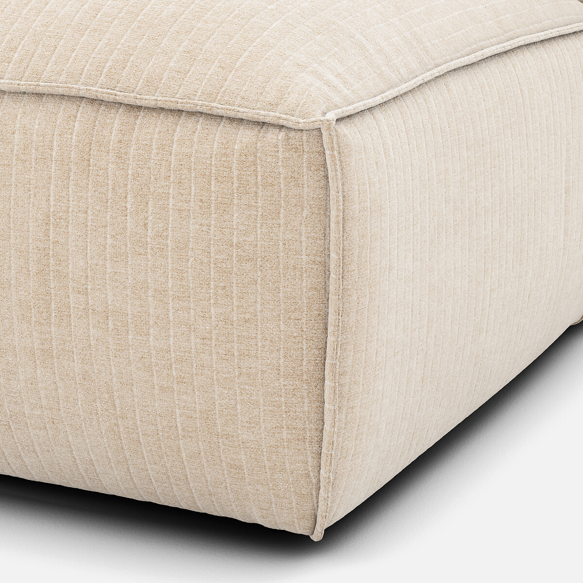 LA REDOUTE INTERIEURS<br>Sofá lounge, esquerda, veludo vintage, Seven