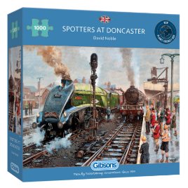 Spotters at Doncaster 1000 piece jigsaw puzzle