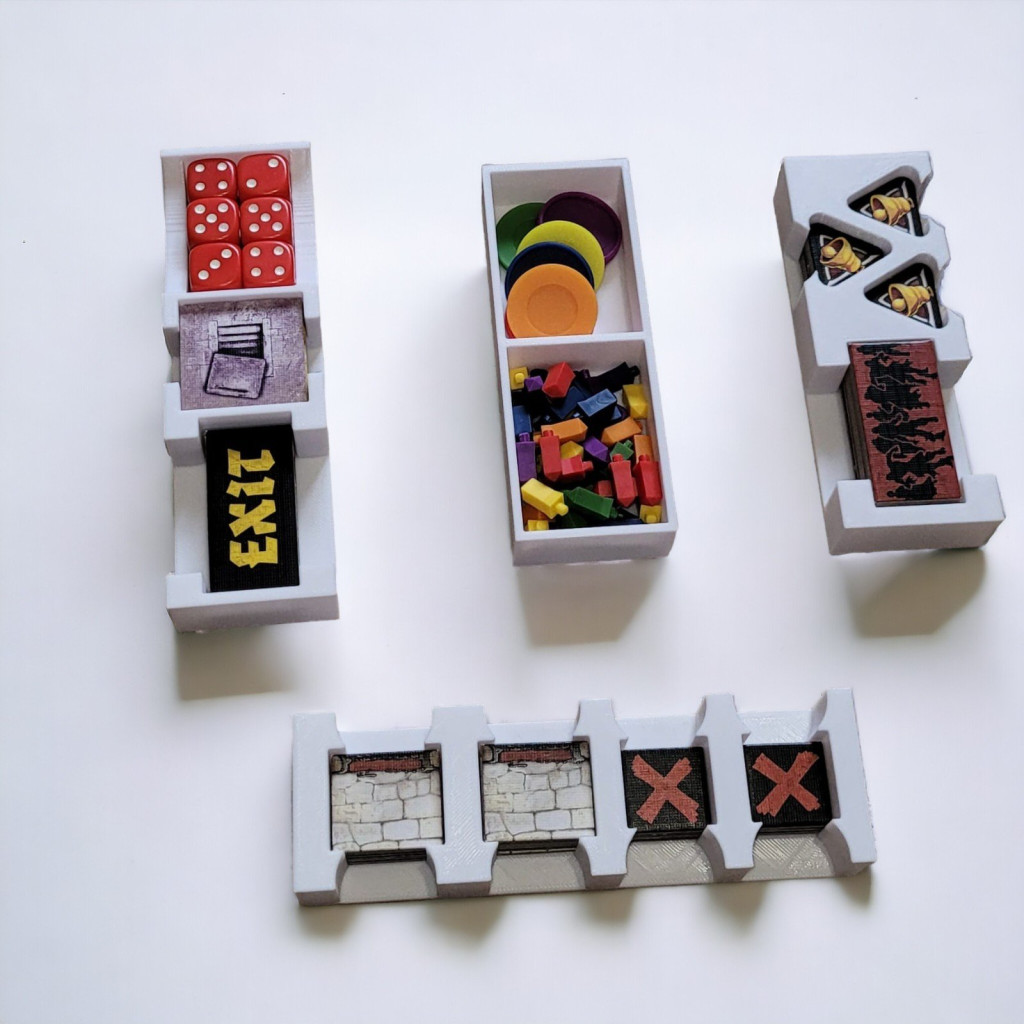 Zombicide - Black Plague : Rangement insert blanc compatible