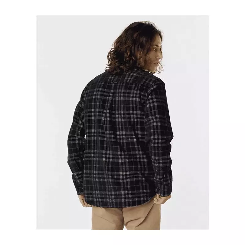 Chemise RIPCURL Swc Cord Plaid Shirt Washed Black M