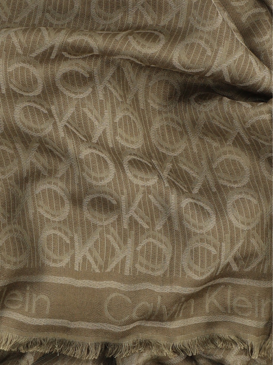 MONOGRAM JACQUARD SCARF 120x120