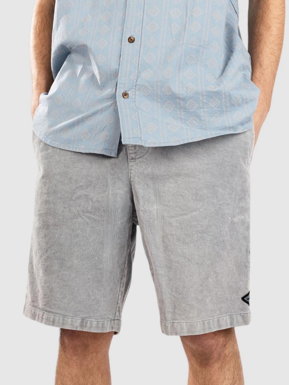 Billabong Larry Cord Shorts washed blue