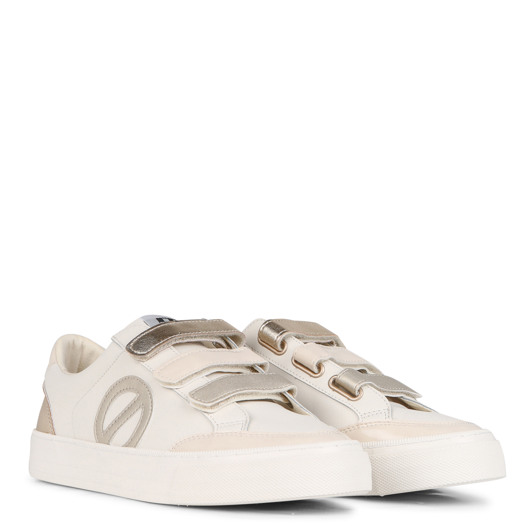 STRIKE STRAPS - Baskets basses vernies| Blanc
