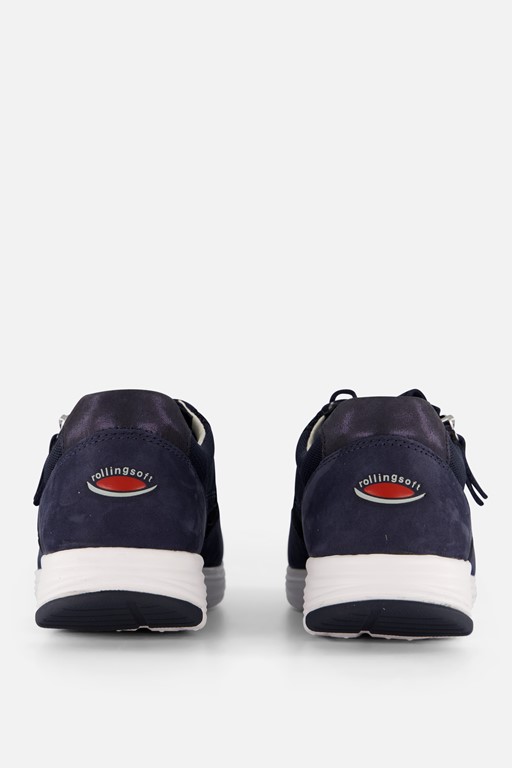 Gabor Rollingsoft Sneakers blauw Nubuck