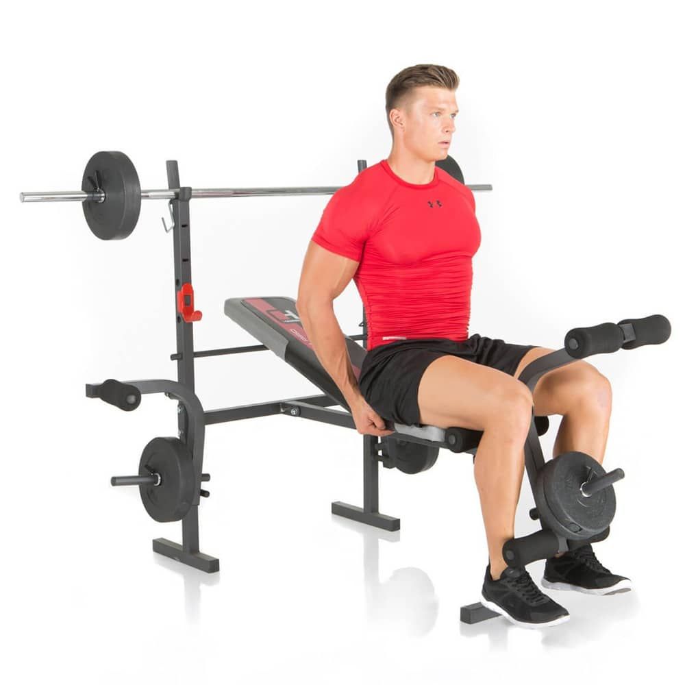 Hammer Hantelbank Bermuda inkl. 25 kg Gewichte