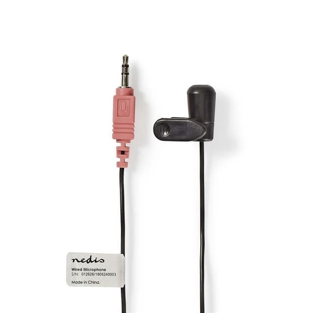 Nedis Mikrofon | Brugt til: Notebook / Smartphone / Tablet | Kabel | 1x 3.5 mm