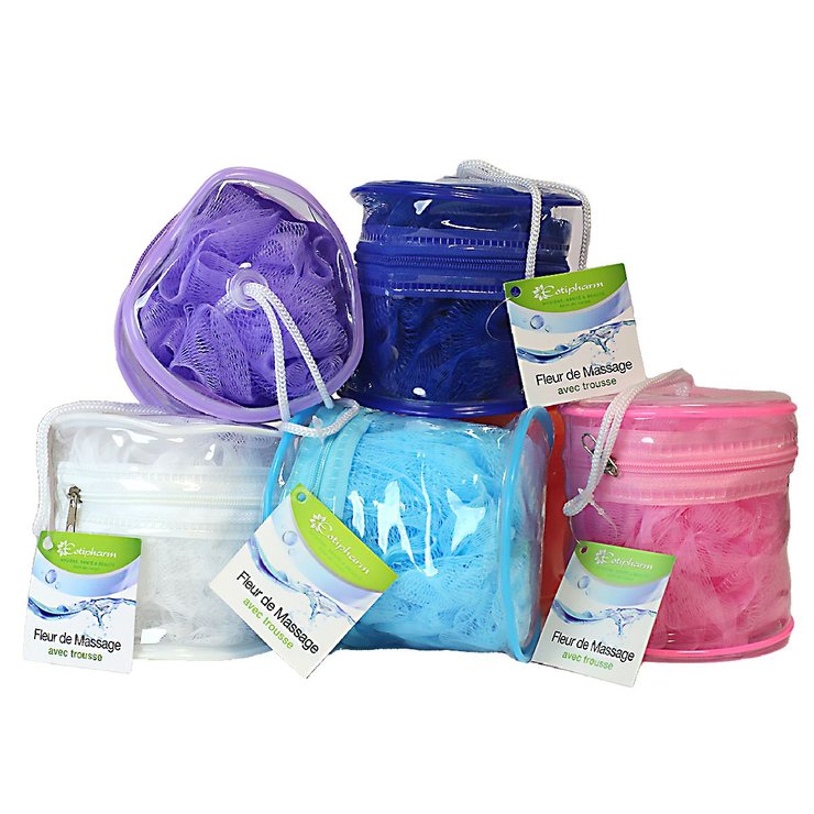 Fleur de massage avec trousse,