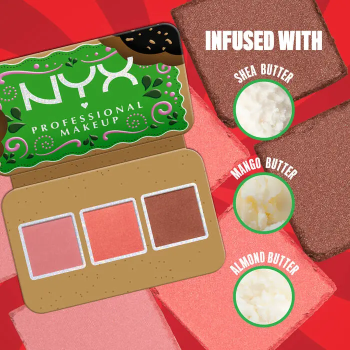 Holiday Buttermelt Face Palette Dark