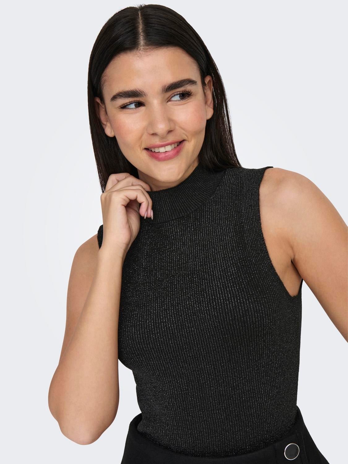 ONLNINNA Gestricktes Oberteil Black