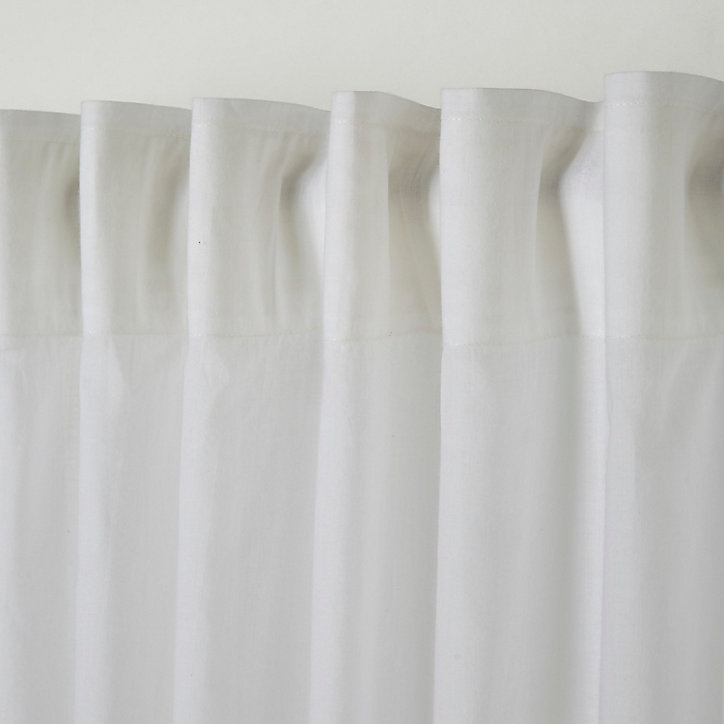Voilage GoodHome Mayna blanc 200 x 300 cm