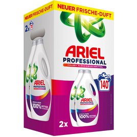 ARIEL PROFESSIONAL Lessive liquide Color+, 140 lavages