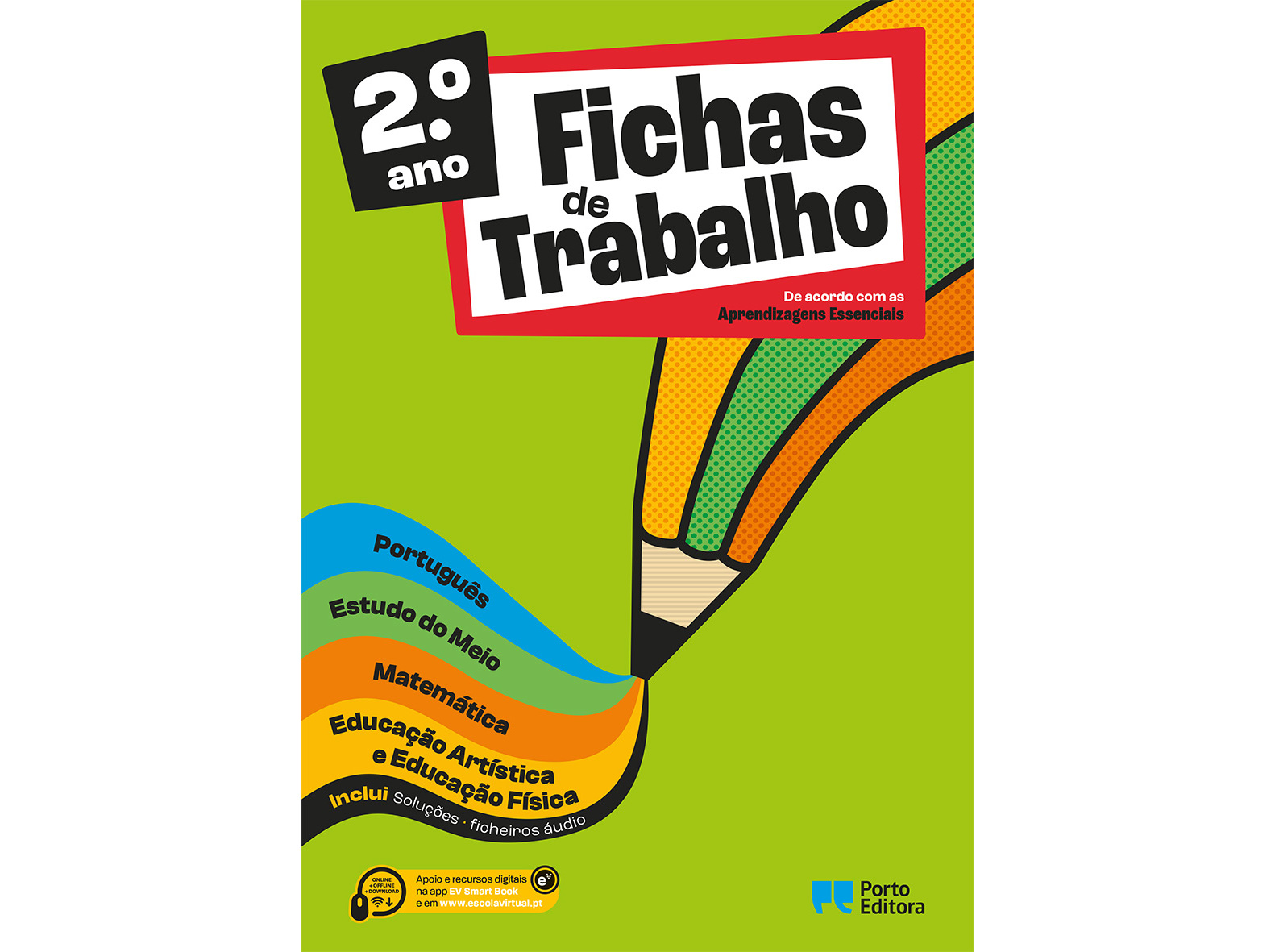 LIVRO FICHAS DE TRABALHO 2º ANO PORTUGUÊS MATEMÁTICA ESTUDO DO MEIO