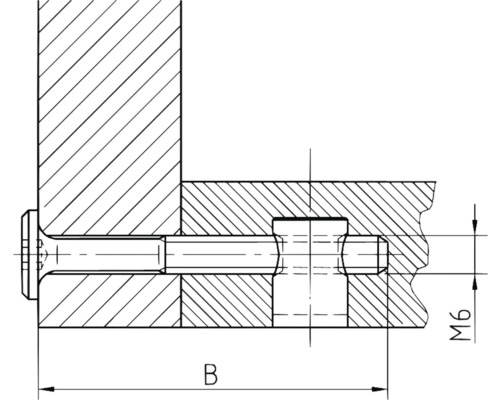 Inbusbout M6x15 mm, verzinkt, 100 stuks