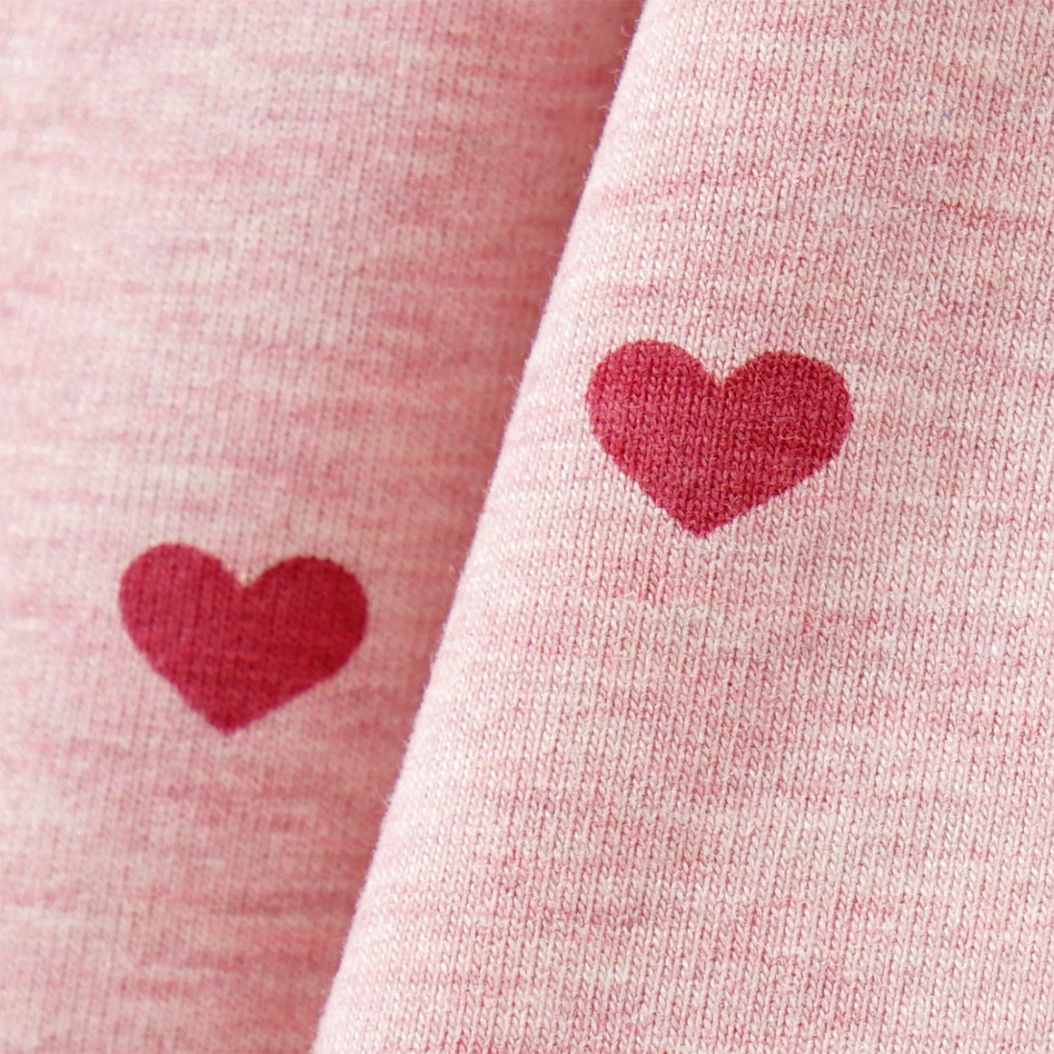 Topolino Mädchen Langarmshirt mit Herz-Allover rosa