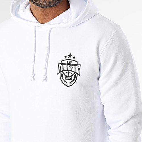 Sweat Capuche All Star Blanc Noir