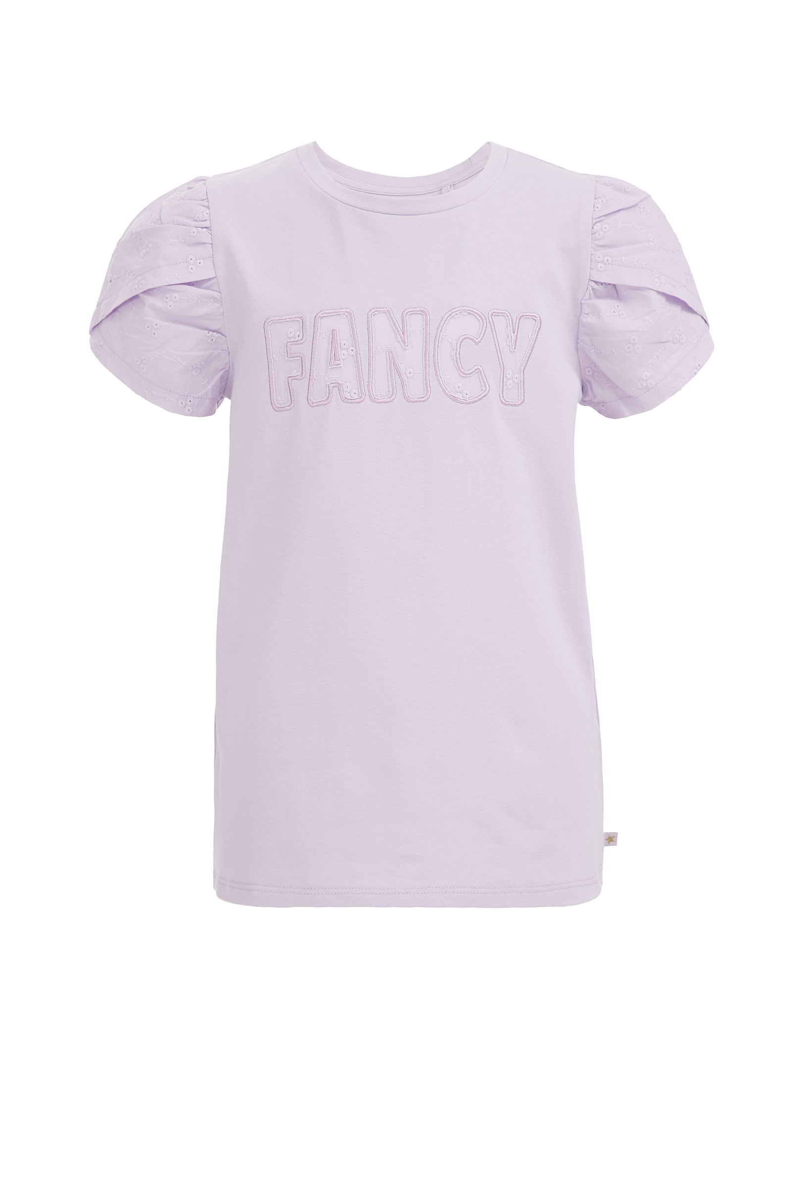 Meisjes T-shirt met embroidery WE Fashion Lila