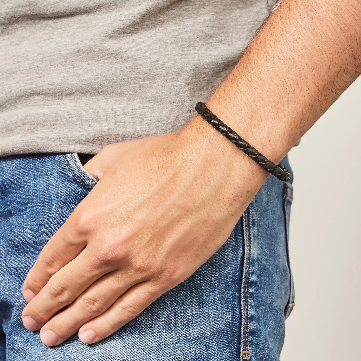 Fossil JF00510797 Armbånd Læder JF00510797