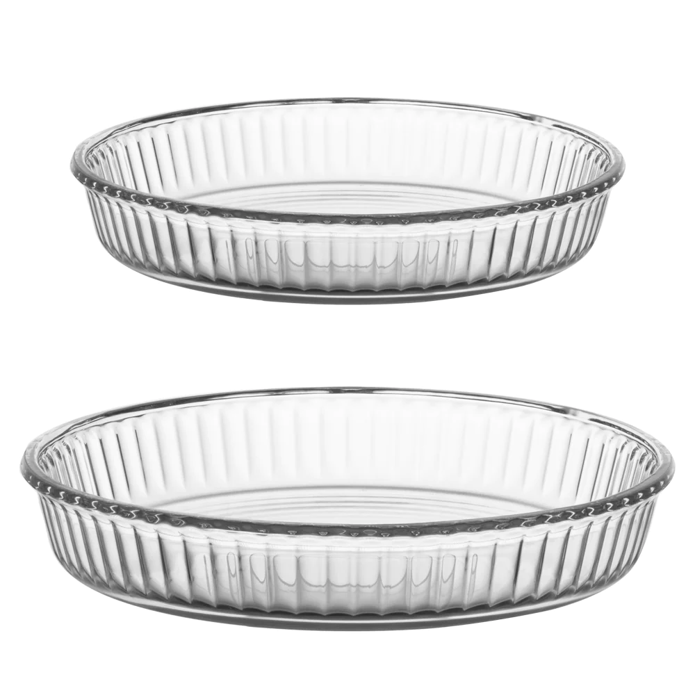 Lot de 2 plats à tartes 26+32 cm Pasabahce