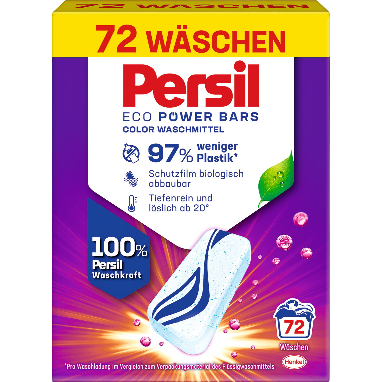 Persil Eco Power Bars Color 72 Waschgänge