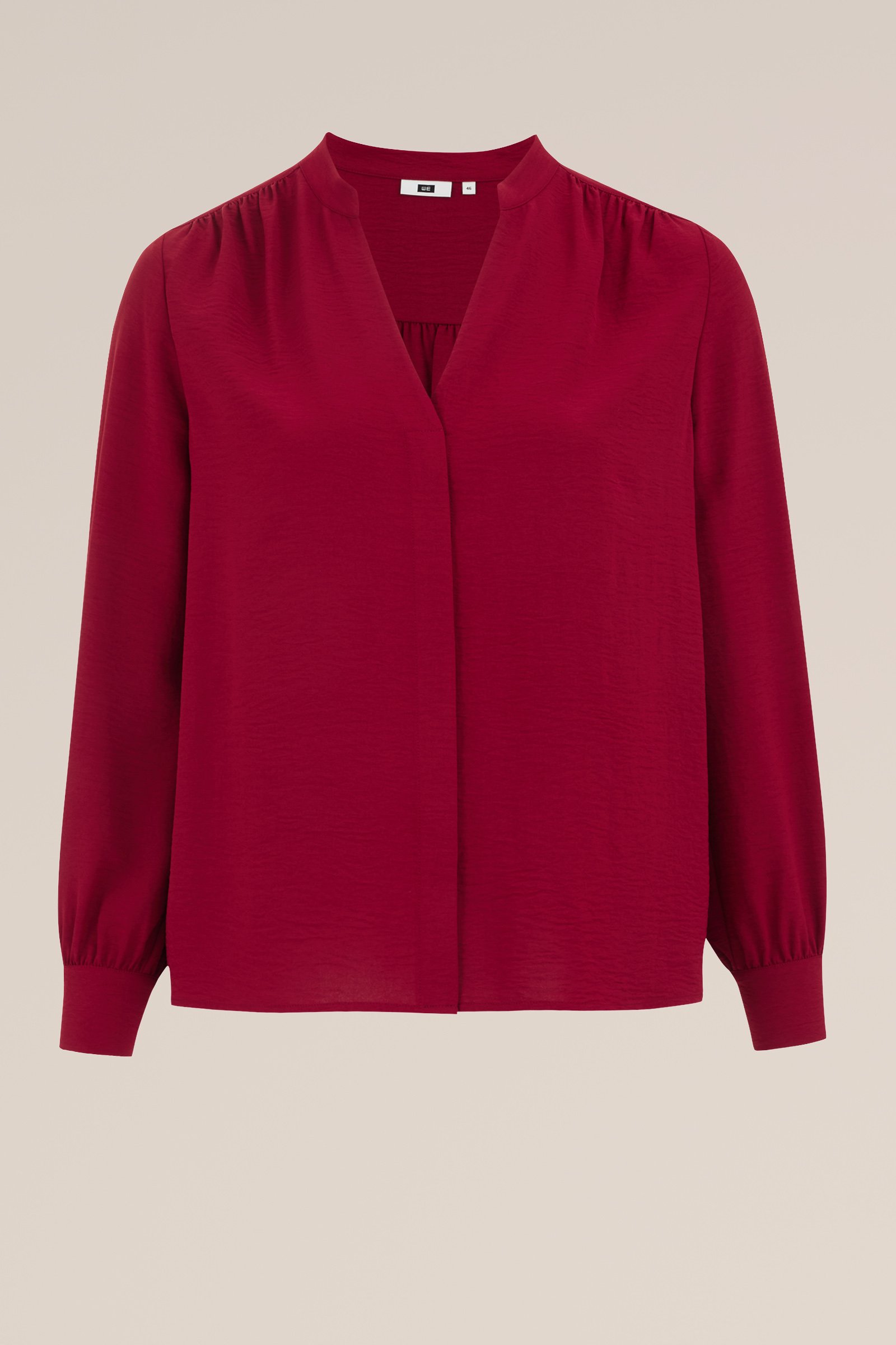 blouse - Curve WE Fashion Bordeauxrood