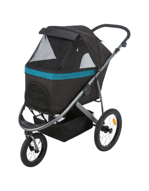 Trixie Buggy - Hondentrolley - 60x112x120 cm Zwart Petrol