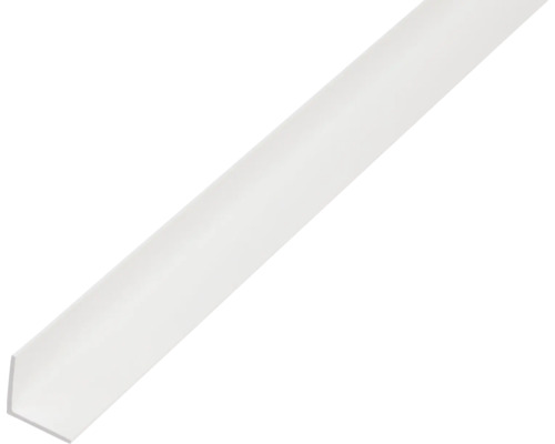 PVC hoekprofiel, wit, 10x10x1 mm, 2,6 m