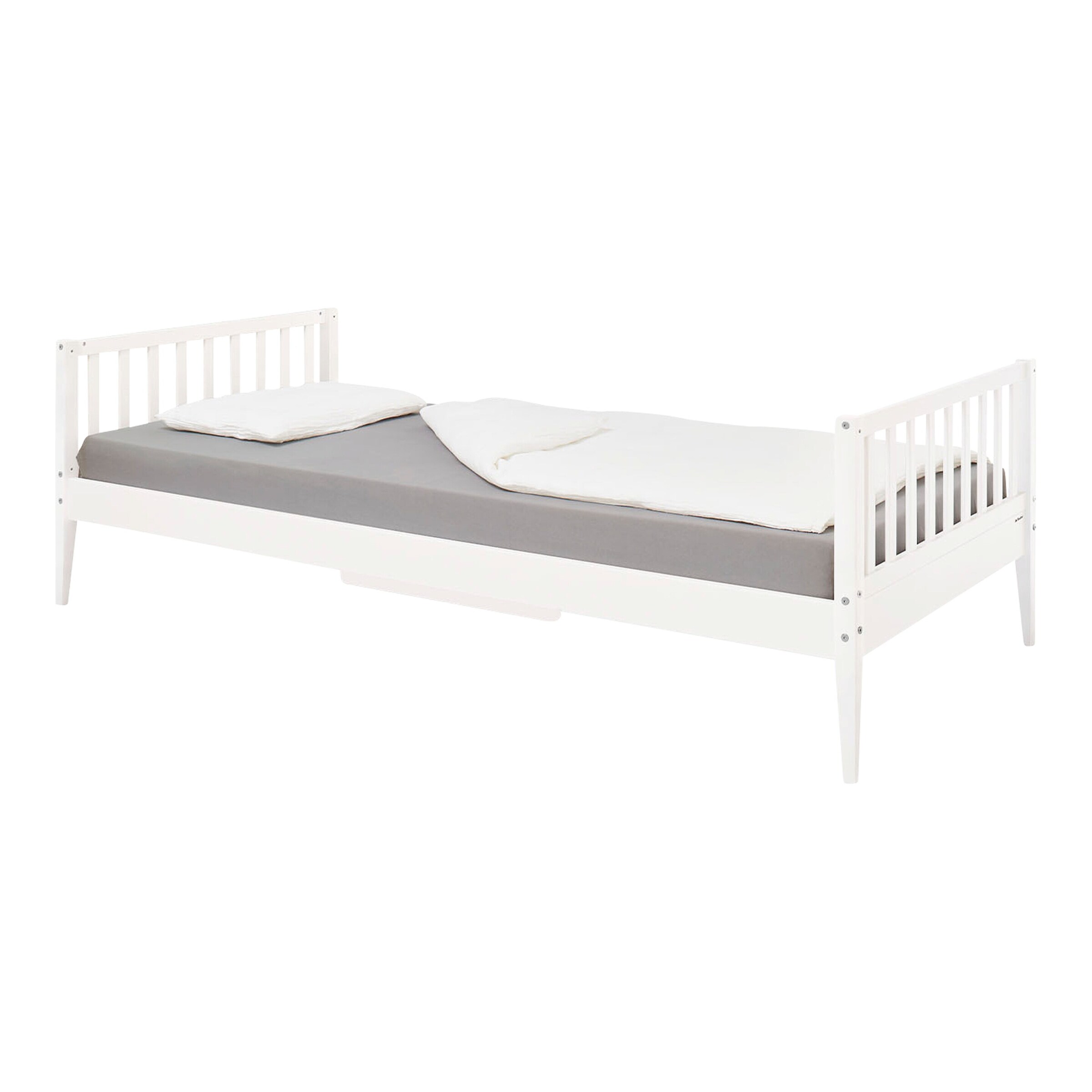Pinolino Umbau-Set zum Jugendbett für Bodenbett Evi weiß lackiert