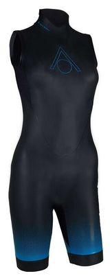 Combinaison Néoprène Femme Aquasphere Aquaskin Shorty V3 Noir Bleu