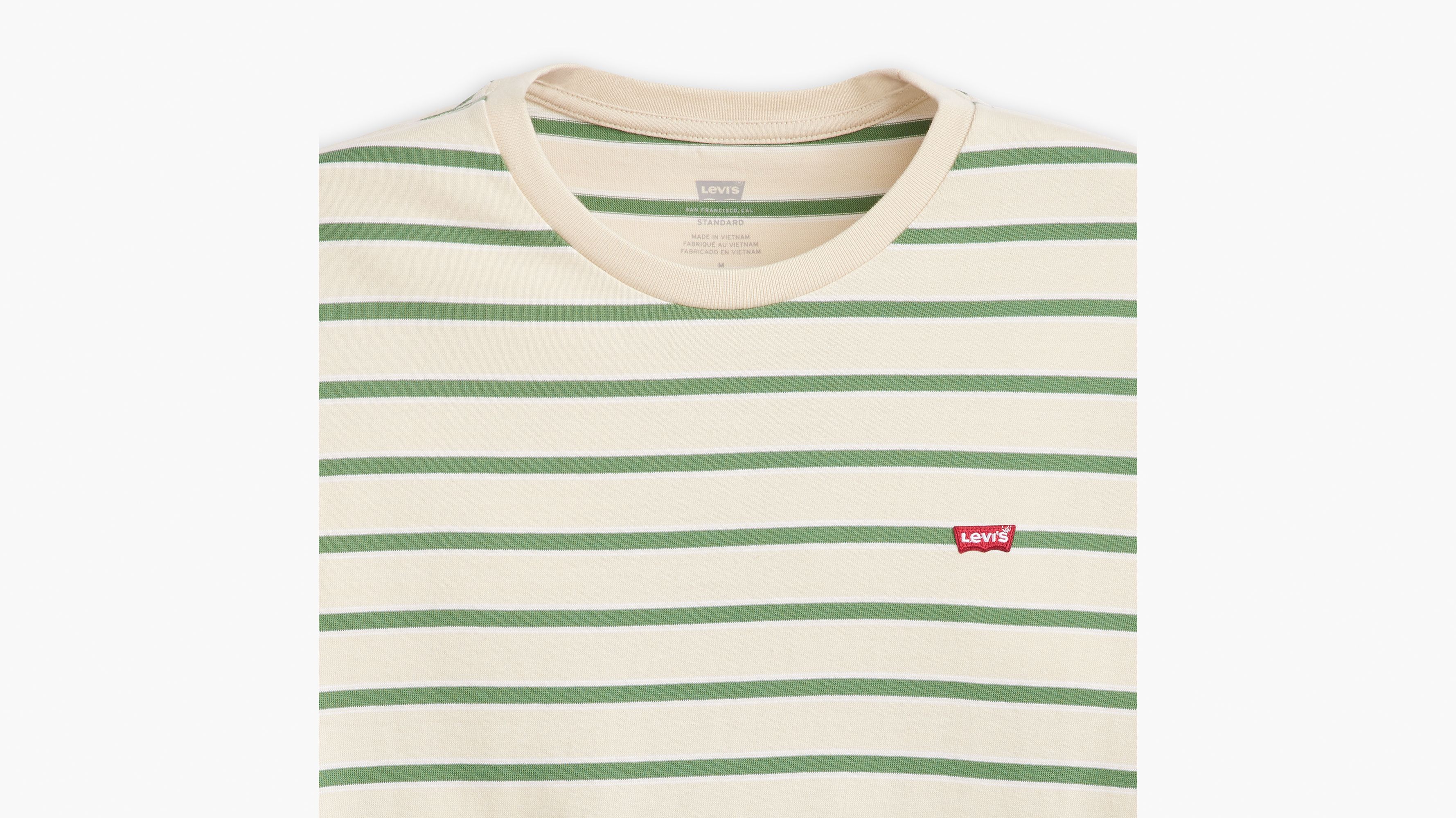 T-shirt Original Housemark - Avery Stripe Fog Jersey - Bleu