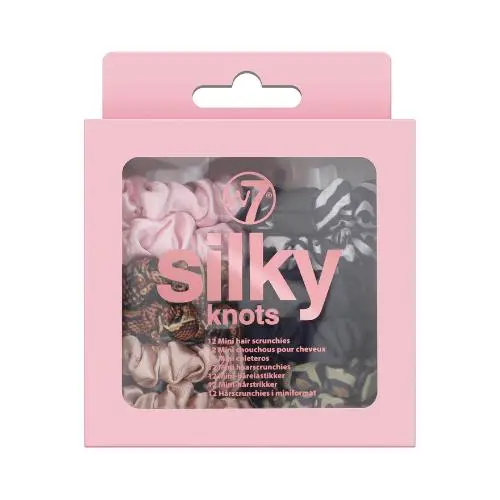 Silky Knots 12 pcs Mini Hair Scrunchies