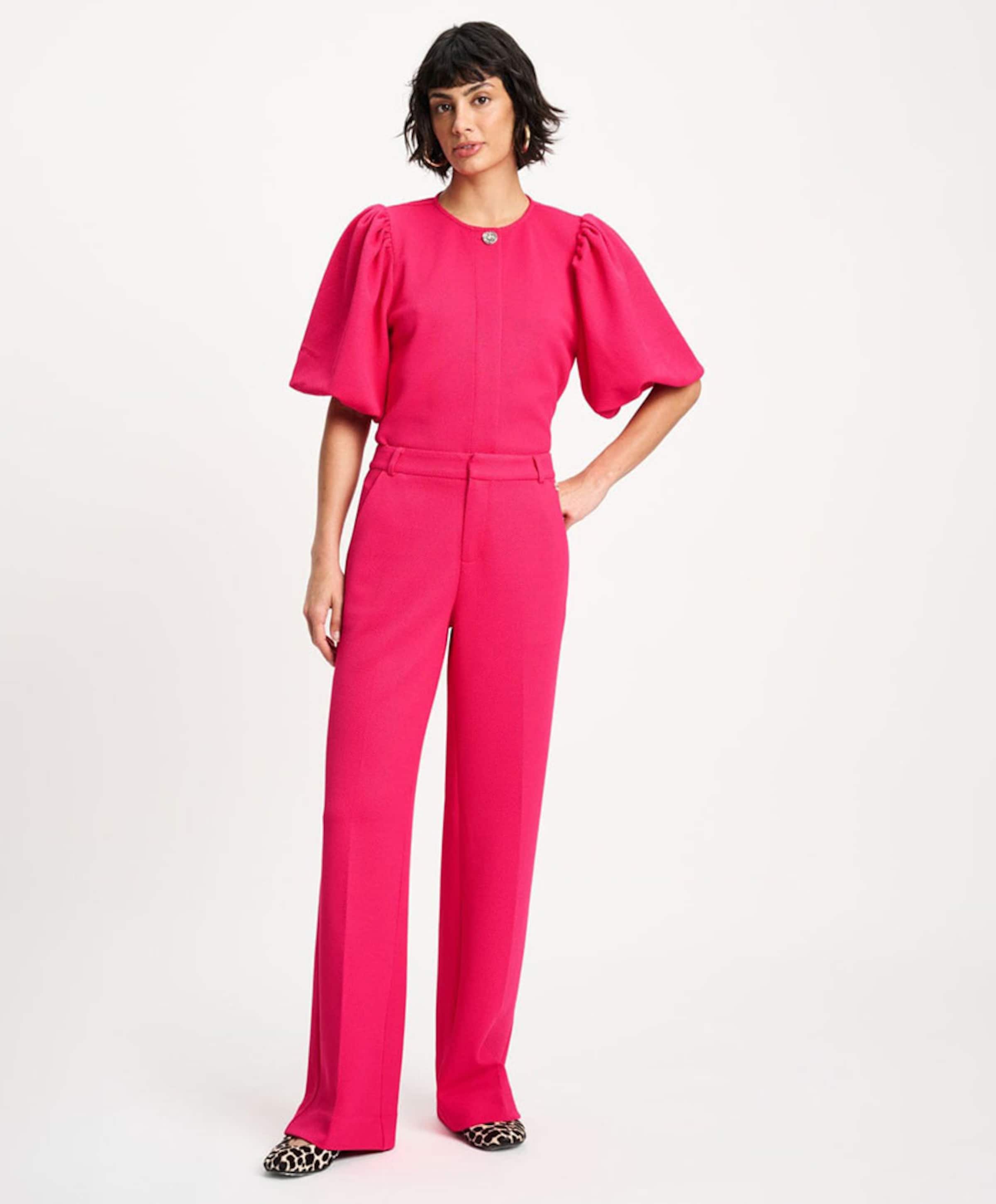 Pom Amsterdam PANTS - Lara Bright Rose dames broek roze