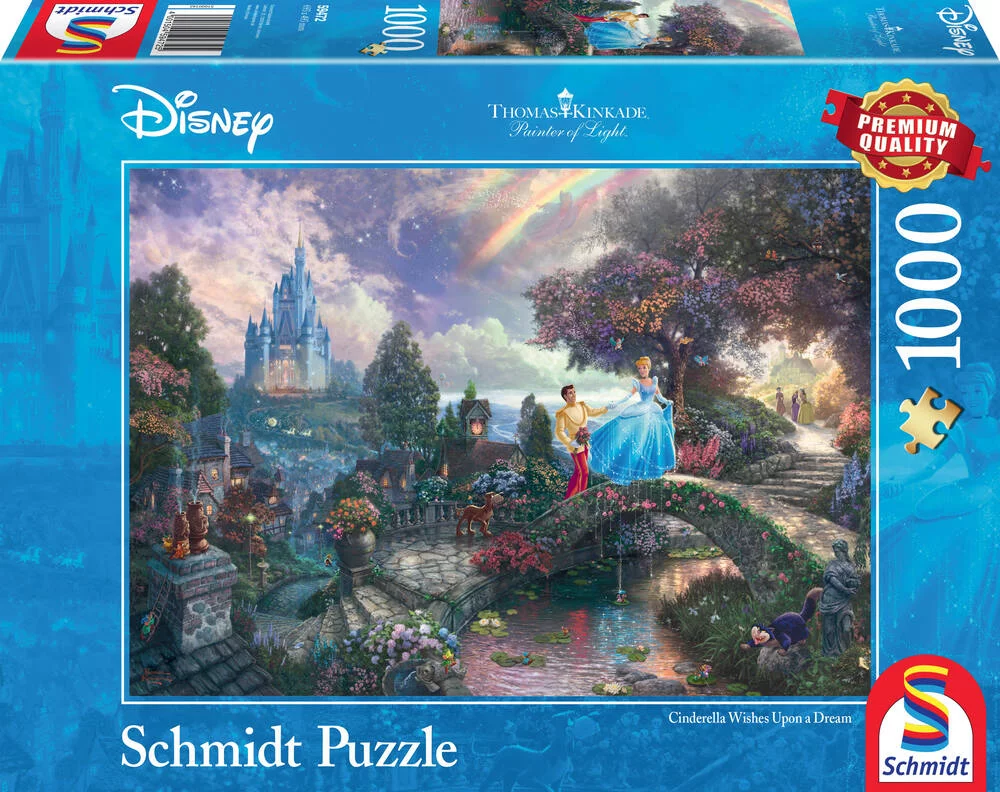 DISNEY CENDRILLON, 1000 PCS