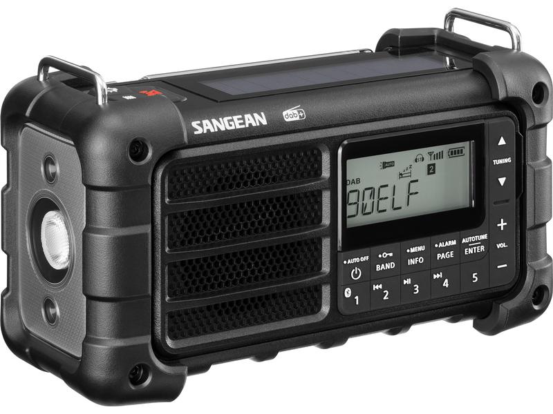 Sangean DAB  Radio MMR-99DAB  Schwarz Mehrfachbetriebenes digitales Notfallradio