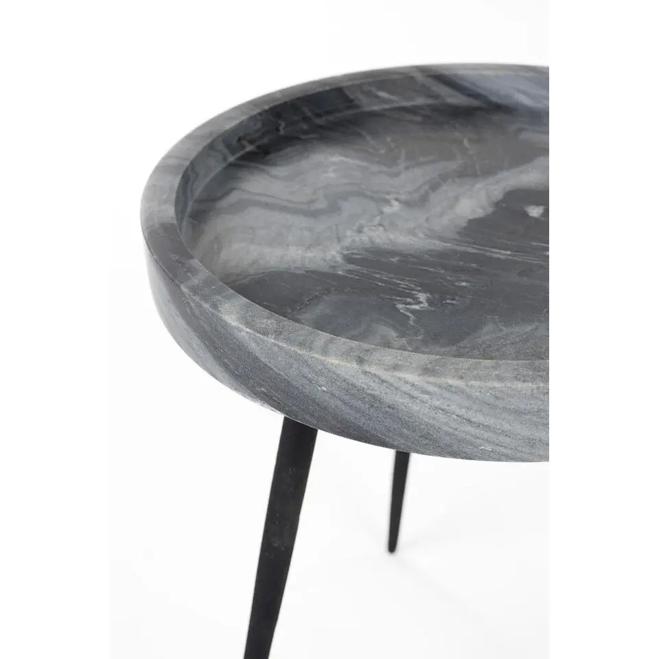 Puur - Lyman bijzettafel ø33 cm - grijs