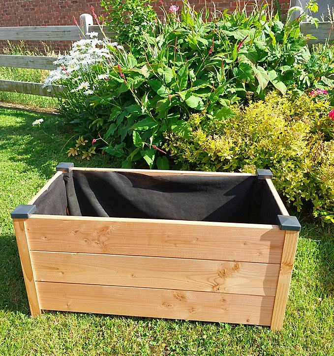 Jardinière Douglas Premium rectangulaire 40X83X41CM Mon petit Potager