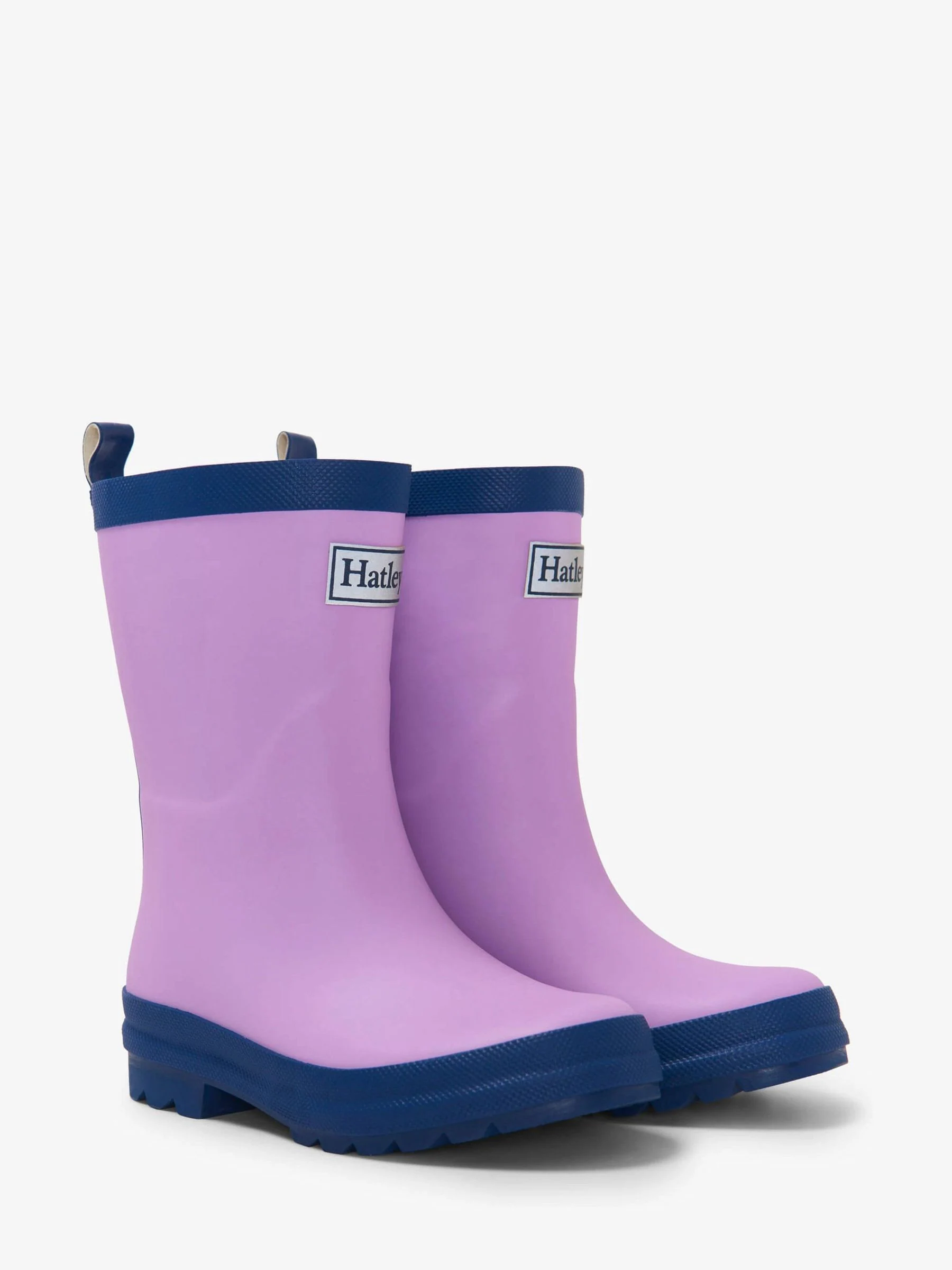 Hatley Purple Matte Waterproof Rain Boots