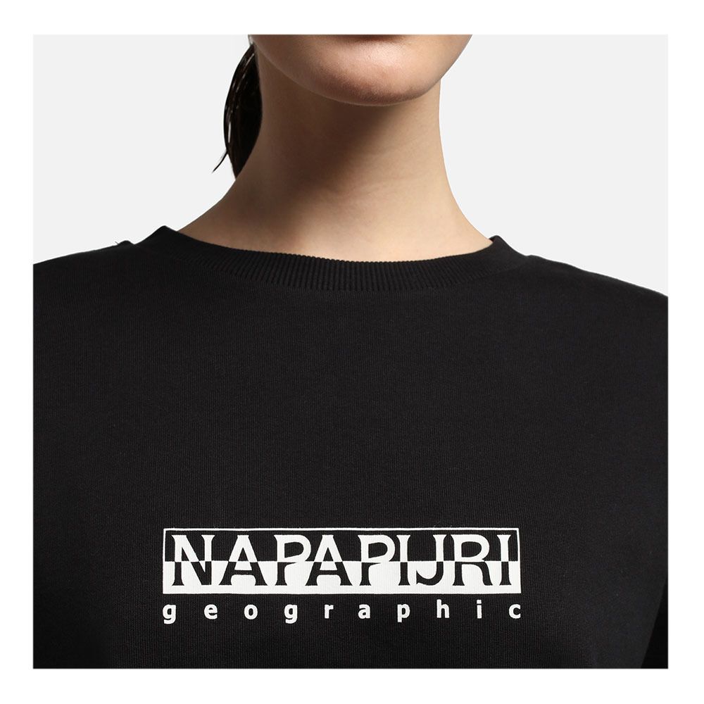 Napapijri BOX CROP - Sweat Femme black