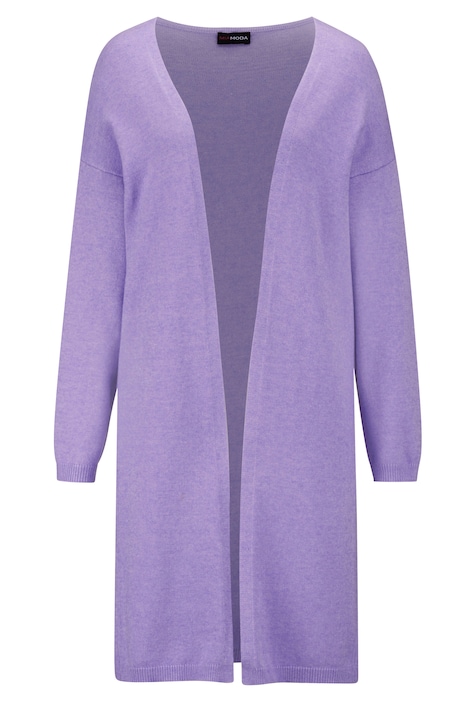 Strickjacke, offene Form, Langarm