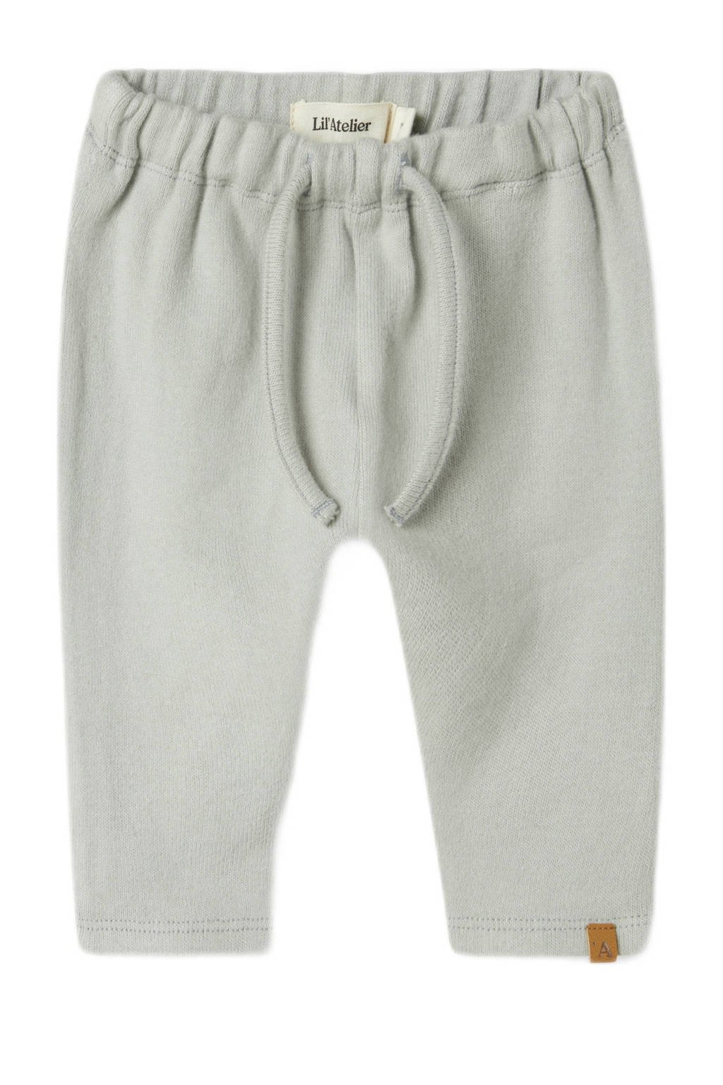 LIL' ATELIER BABY casual broek lichtgrijs