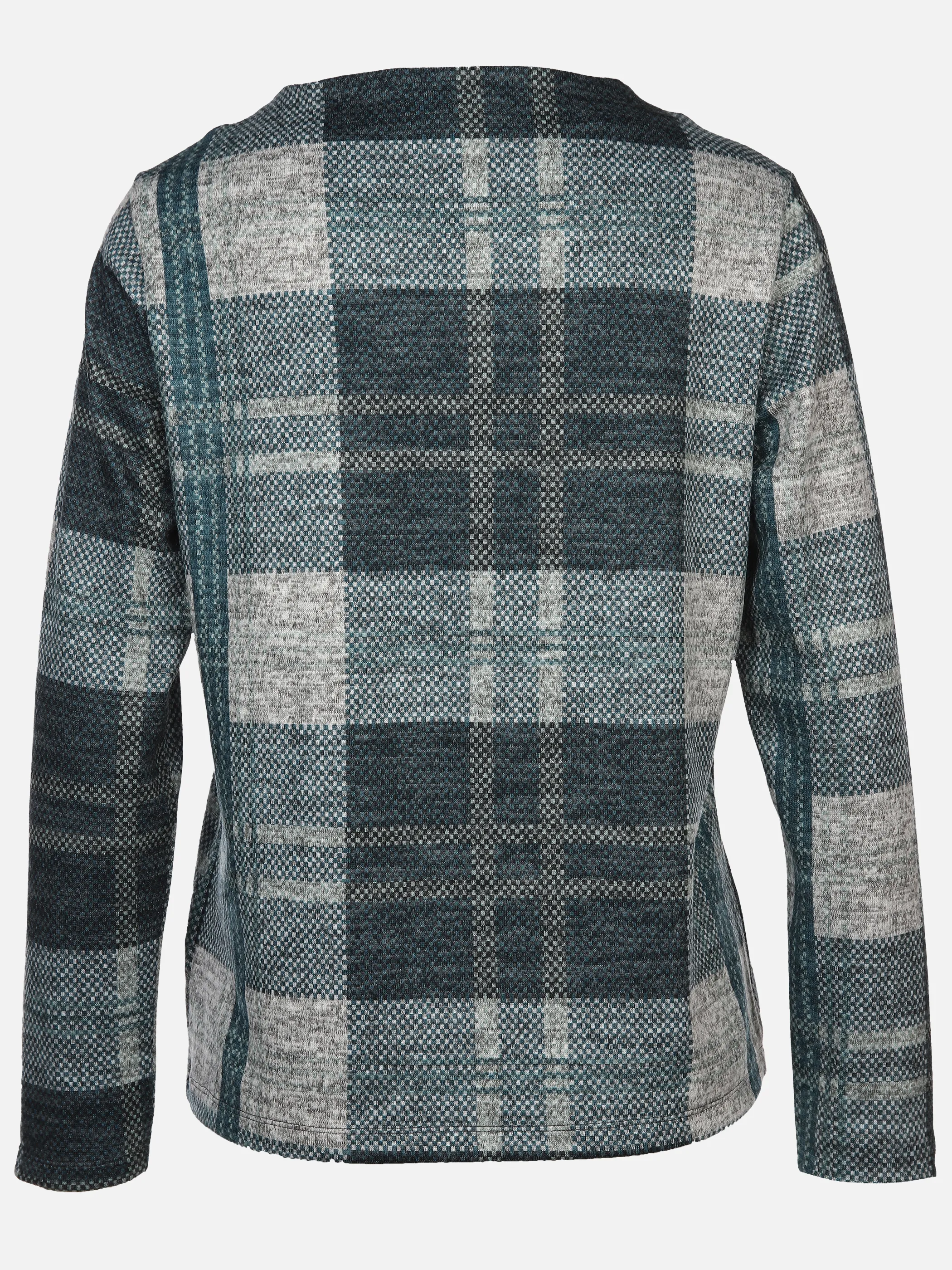 Damen Flauschshirt mit Kelchkragen