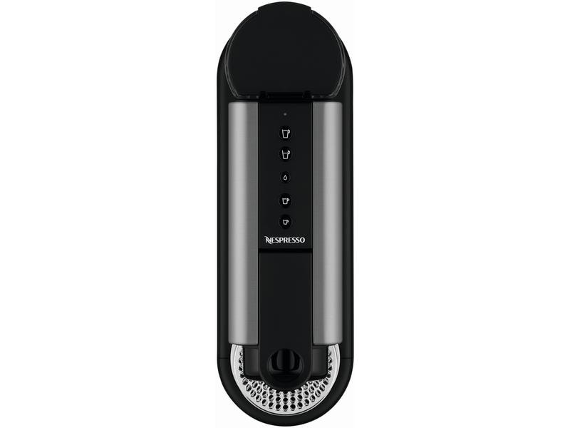 Krups Kaffeemaschine Nespresso CitiZ Platinum Schwarz/Titan Elegante Nespressomaschine