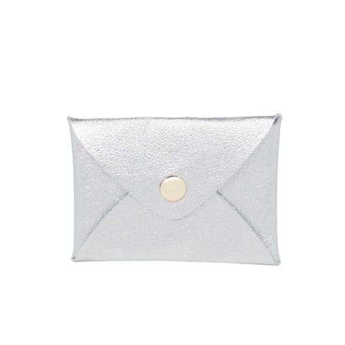 Porte-cartes cartao argenté