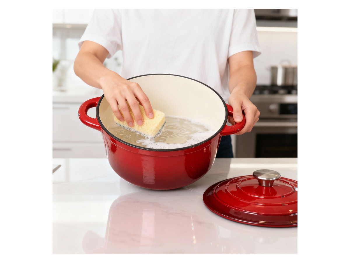 Aviro 5 liter gietijzeren braadpan - 26 cm