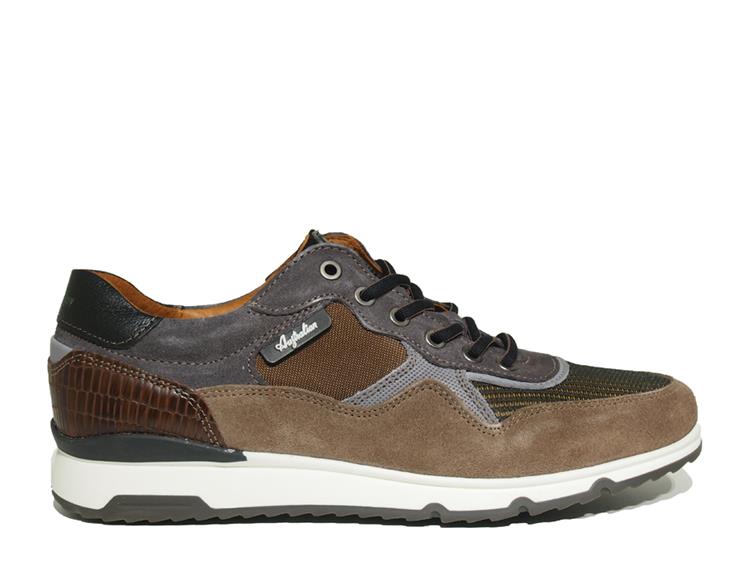 Australian Footwear Mazoni Leather KH3 Grey/Taupe/Cognac