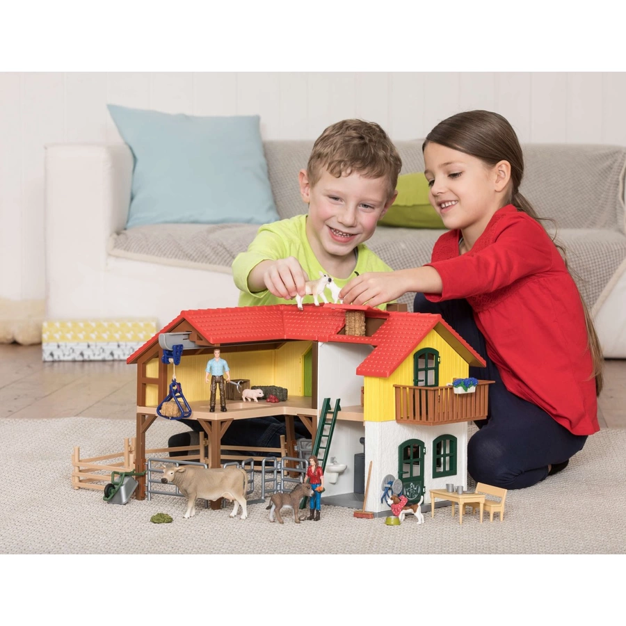 schleich® Bauernhaus mit Stall und Tieren 42407